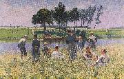 Emile Claus The Picknick china oil painting artist